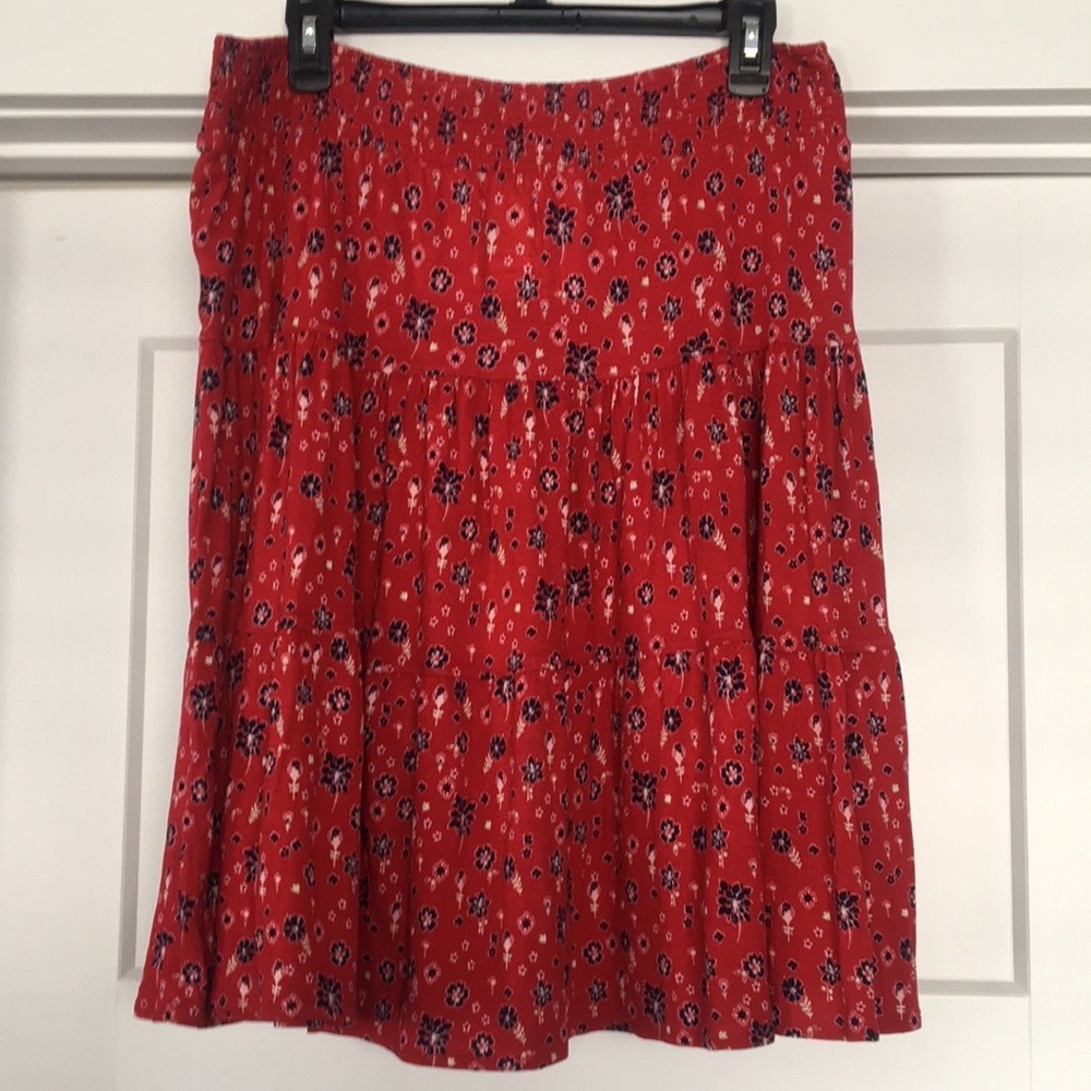 Cute midi tiered skirt